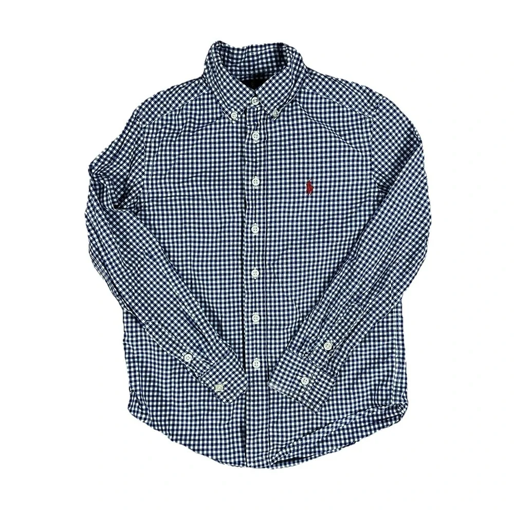 Bundle Of 2 Boys Ralph Lauren Button Down Shirts Small 8